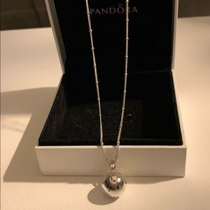 Pandora Moon and Stars Locket Necklace (retired)